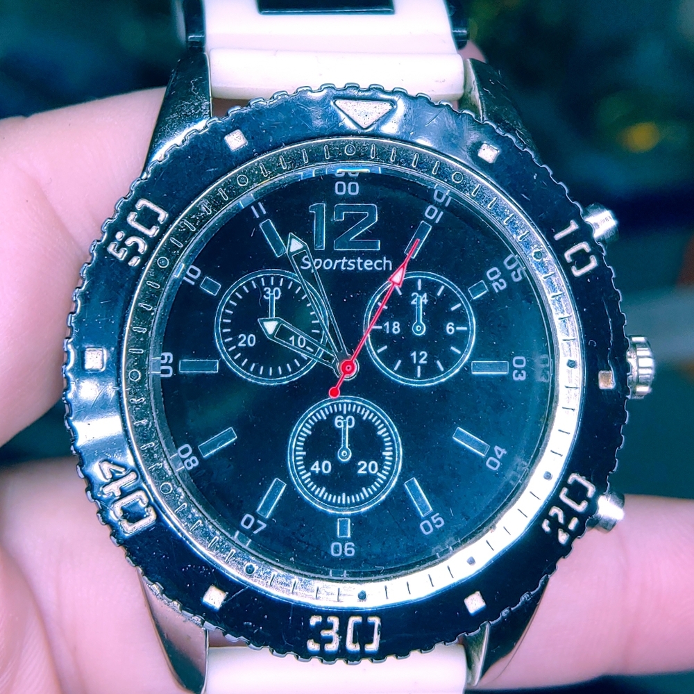 Sportstech chronograph style watch 48mm